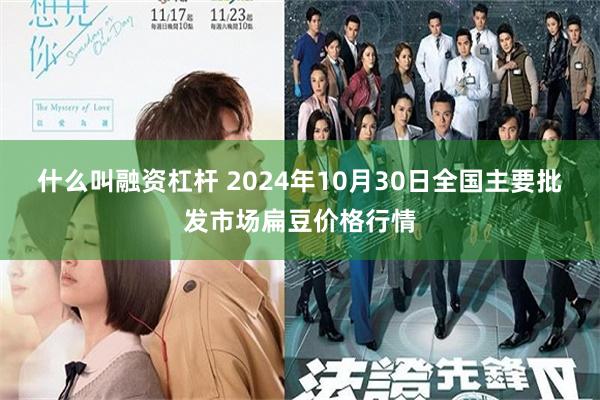 什么叫融资杠杆 2024年10月30日全国主要批发市场扁豆价格行情