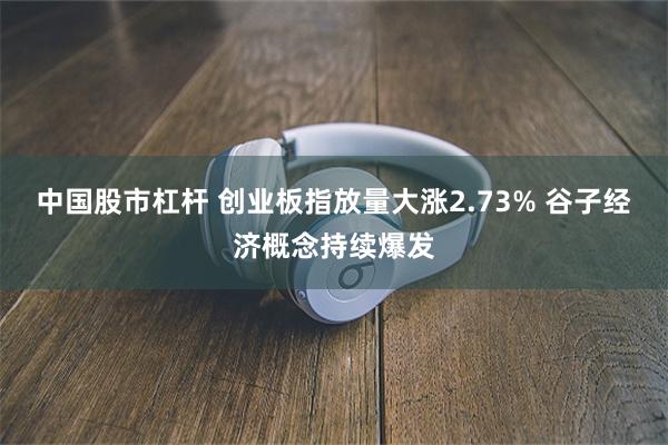 中国股市杠杆 创业板指放量大涨2.73% 谷子经济概念持续爆发